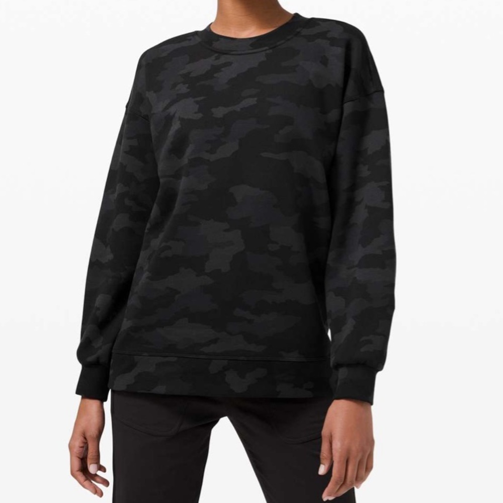 Lululemon Perfectly Oversized Crew in Camo
